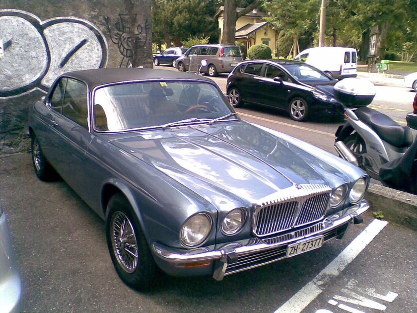 Jaguar XJ coupe in Geneva,Switzerland