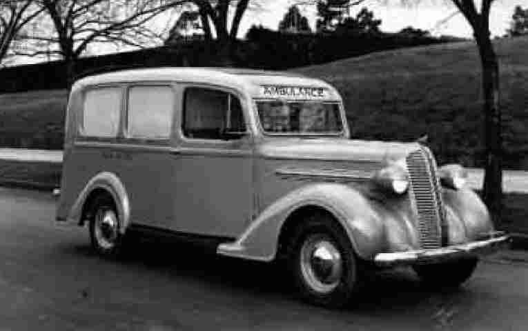 1937 Dodge D 5 Victoria's Ambu service