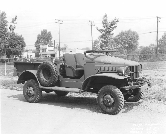 1940-45 Dodge WC4 open cab with winch