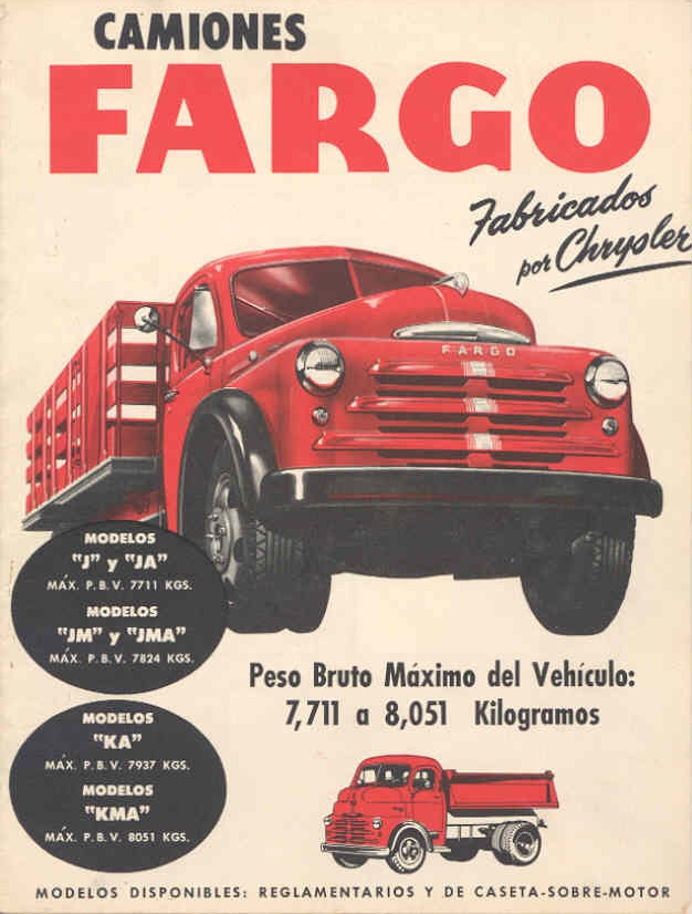 1950 Fargo anni50 camion espagna