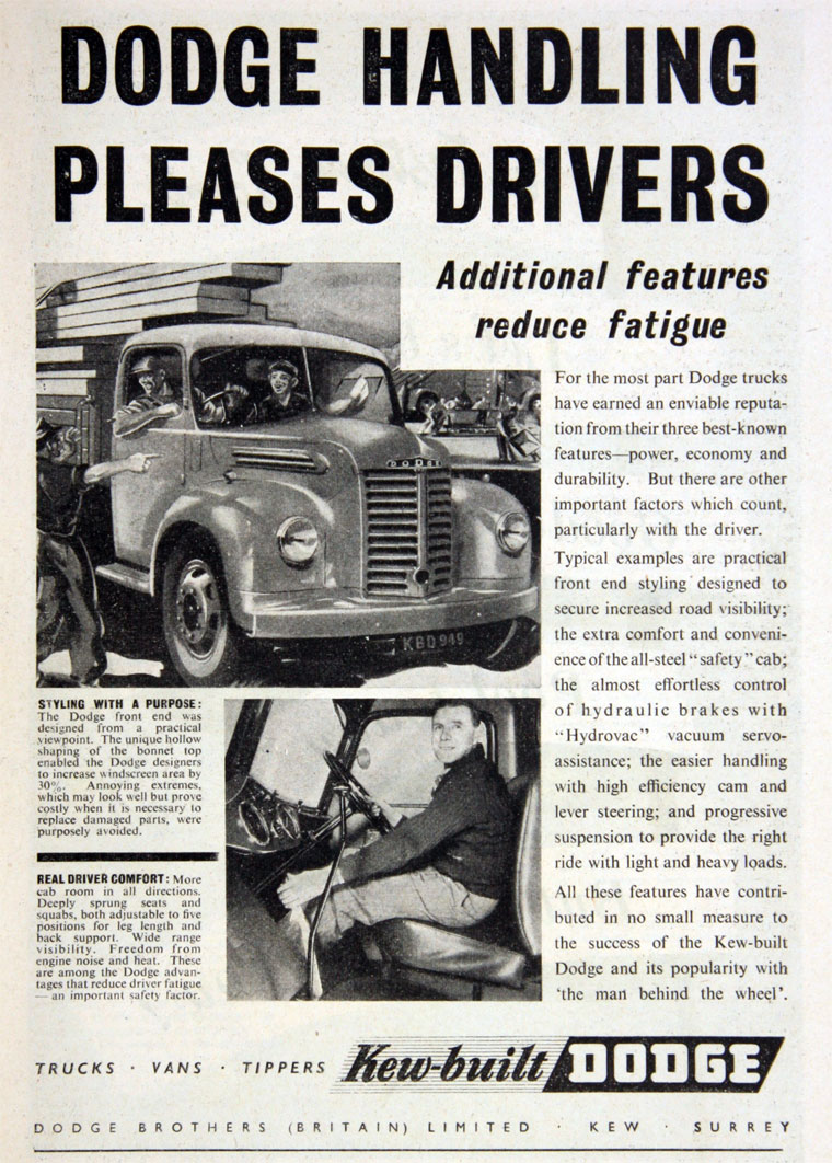 1951 Dodge Brothers Lorries