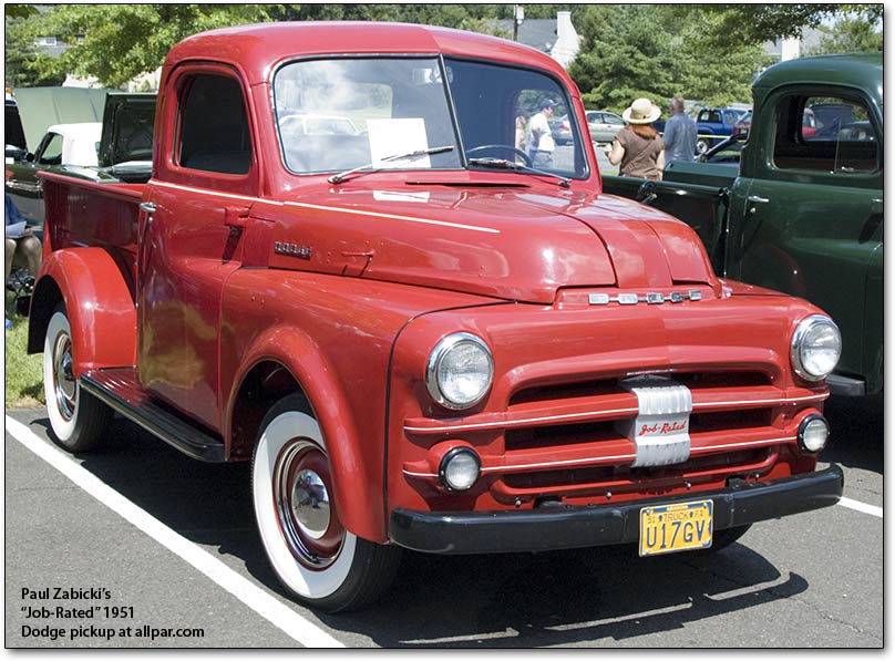 1951 Dodge Pickup truck job-rated
