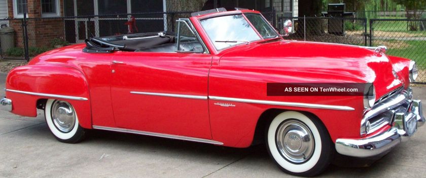 1951 Dodge Wayfarer Sportabout Convertible Rare
