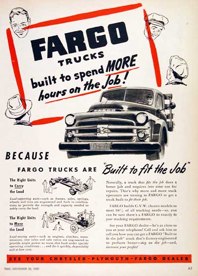1952 fargo stake truck