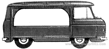 1963 Commer FC .75 ton Van Hearse