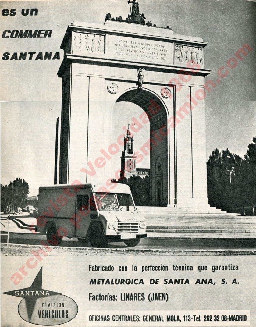 1968 commer santana velocidad 1968 publicidad pegasoesmicamion