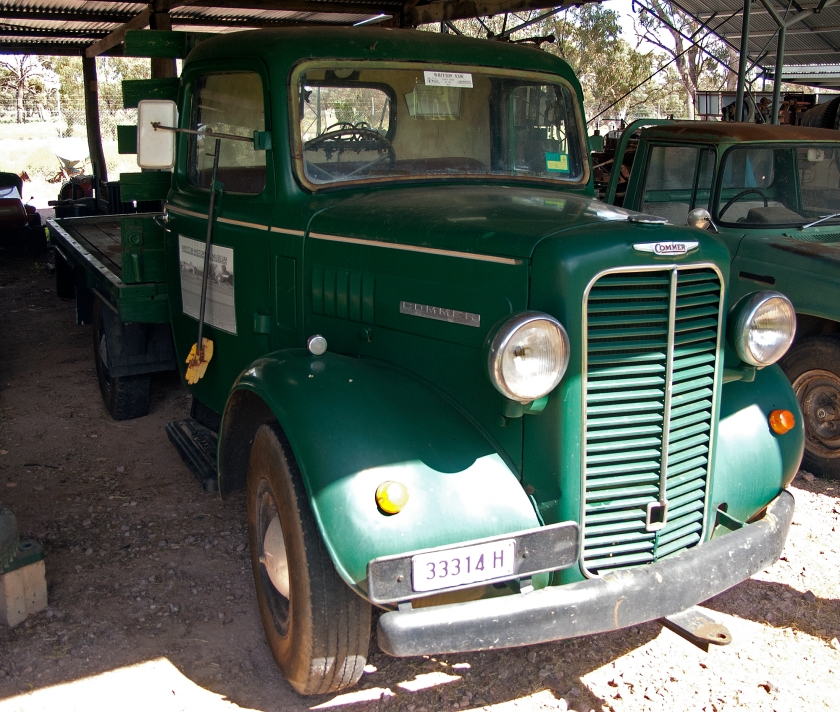 Commer truck at the Whitton Museum