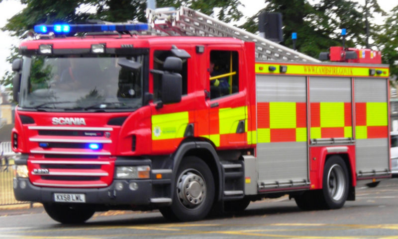 Scania Cambridgeshire fire engine