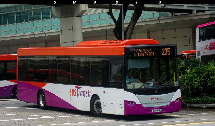 Scania K230UB owned by SBS Transit Pte Ltd.