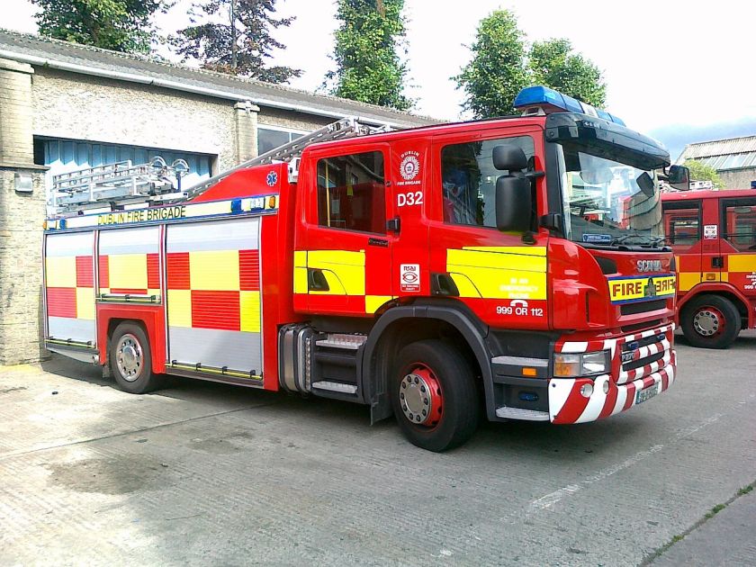 Scania P270 Fire Engine, Dublin Fire Brigade, Ireland