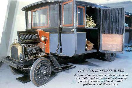1916 Packard Funeral bus