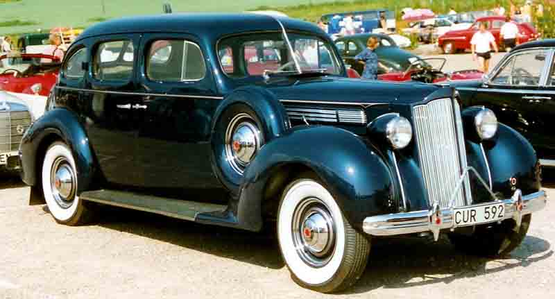 1938 Packard Sixteenth Series Eight 1601 1172 De Luxe Touring Sedan