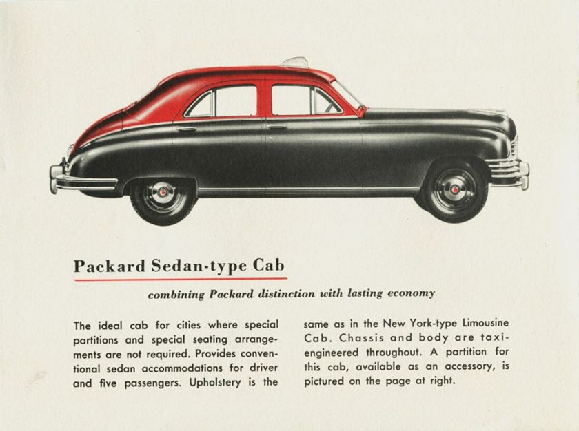 1948 Packard Sedan-Type Taxicab