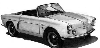 1957 alpine a 106 cabrio michelotti