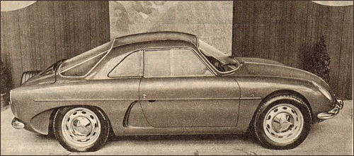 1960 Alpine at the Paris Motor Show
