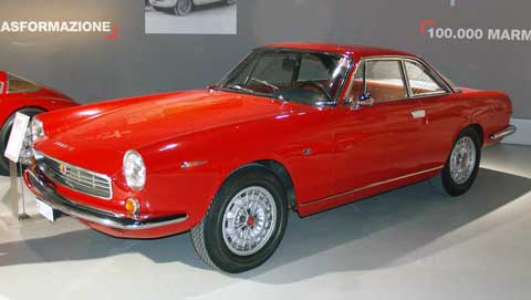 1963 Fiat Abarth 2400 designed by Allemano with Michelotti