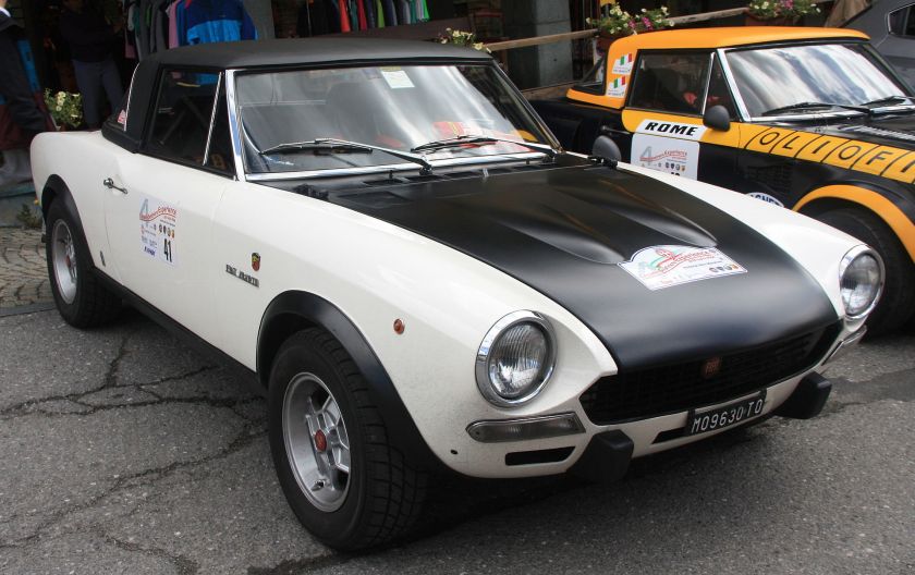 1975 Fiat 124 Abarth Rally at the 4th Cesana-Sestriere Experience, 13 July 2014