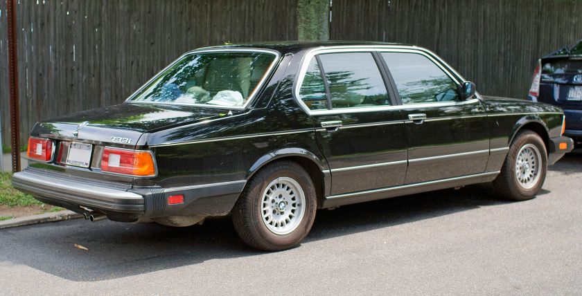 1984 BMW 733i with federal bumpers