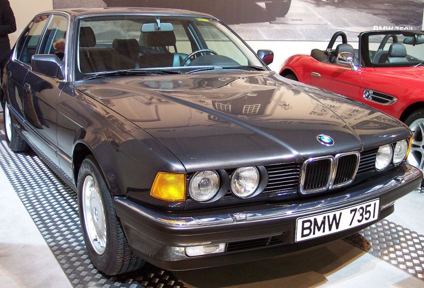 1987 BMW 735i grey vr TCE