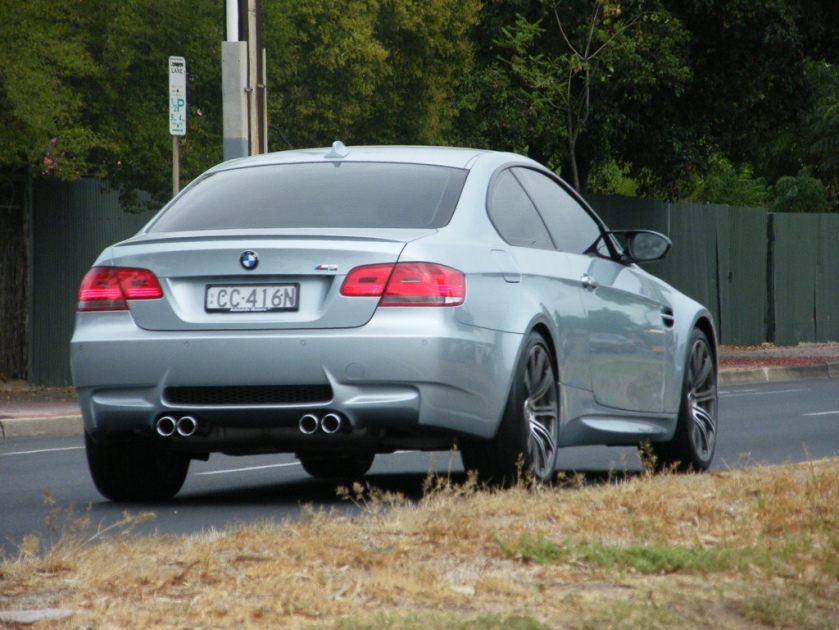 2007–2008 BMW M3 (E92) coupe (Australia)