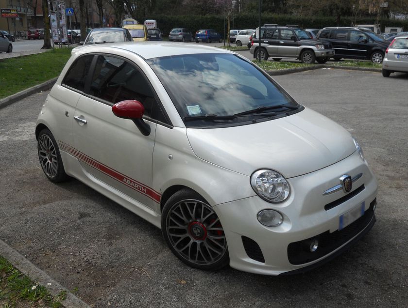 2008 Abarth 500 front