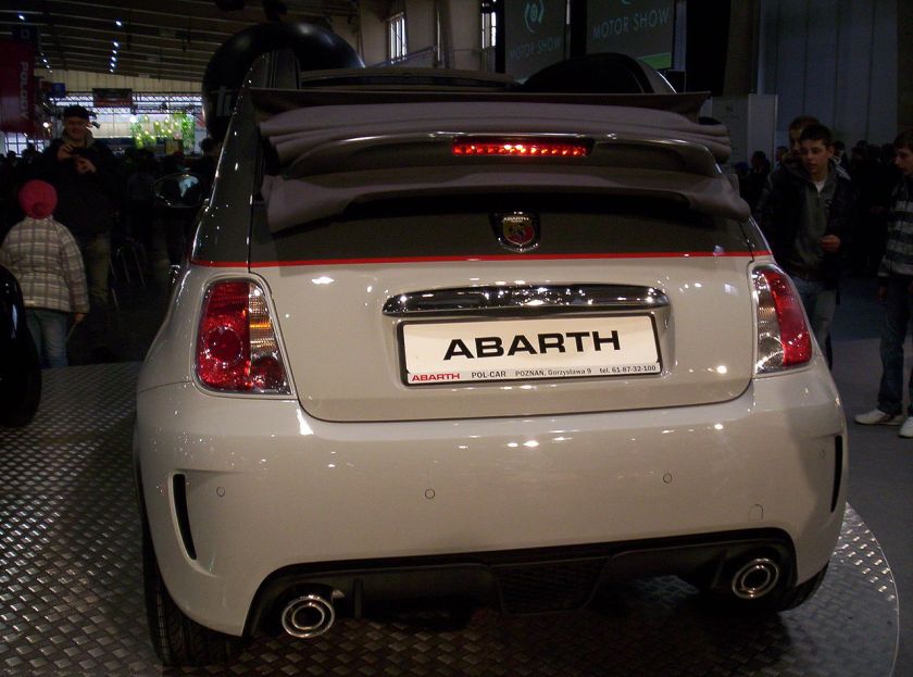 2011 Abarth 500C rear Poznan