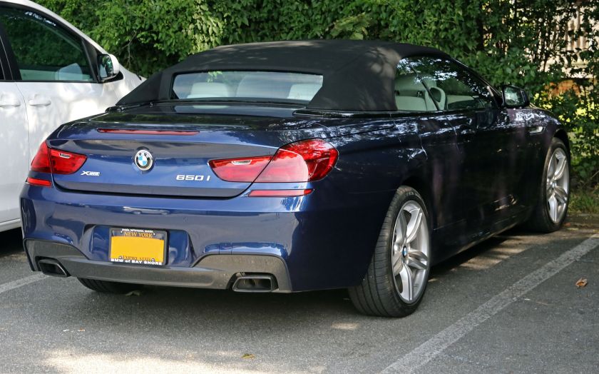 2014 BMW 650i Xdrive rear