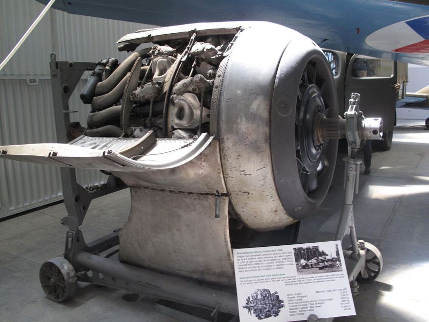 BMW 801 radial engine Letecké muzeum Kbely
