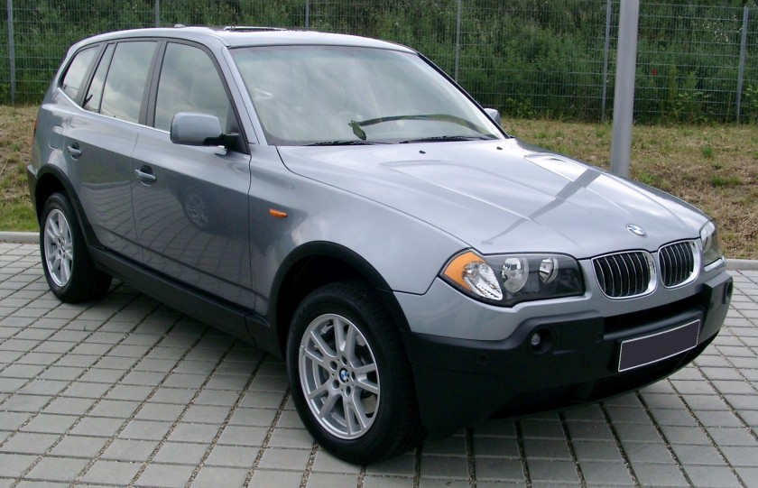 BMW X3 front