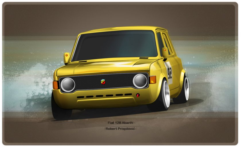 Fiat 128 Abarth by RibaDesign