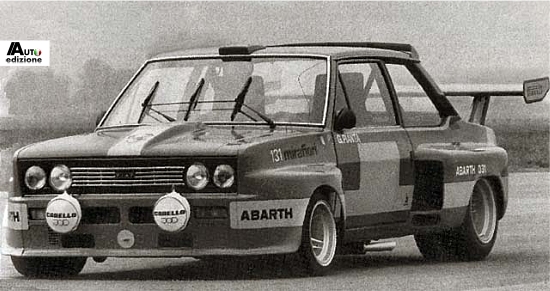 Fiat 131 Abarth-pianta