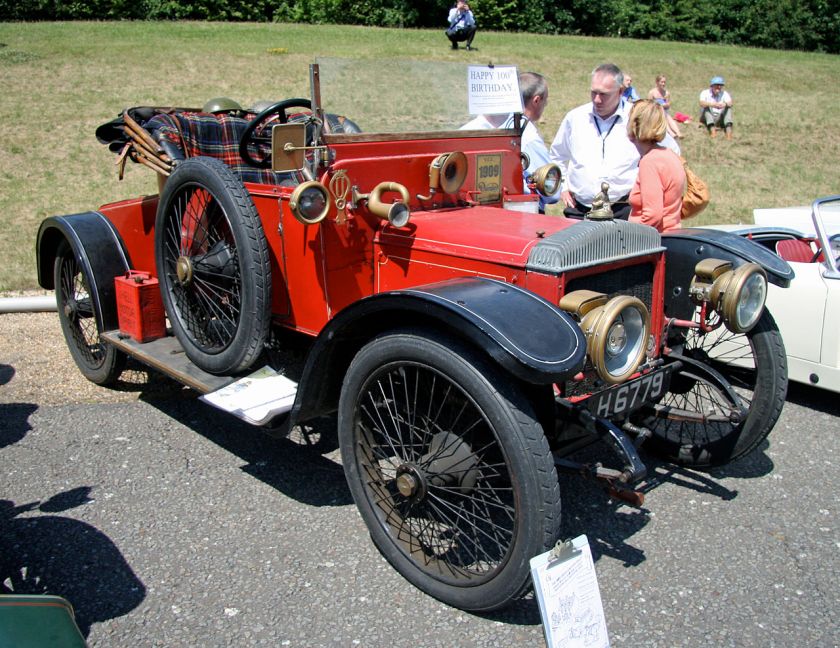 1909 Daimler 2-door coupé TB22 4cyl 3.568cc 22.8hp