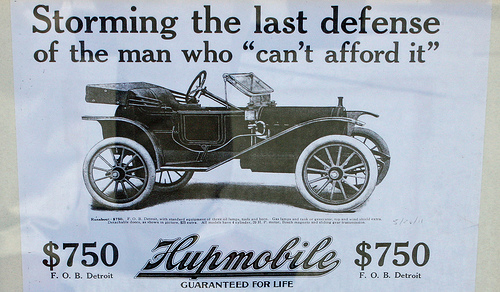 1911 Hupmobile Runabout ad