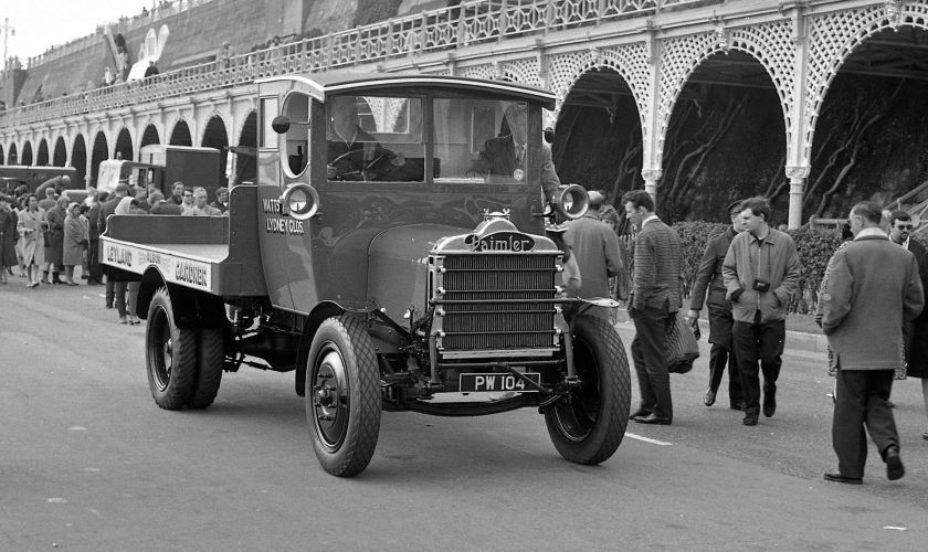 1915 Daimler Flatbed 3-ton Lorry PW104 Watts Lydney Glos