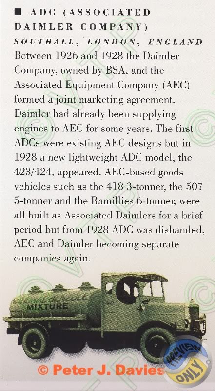 1926-28 Daimler ADC Associated Daimler Compagny