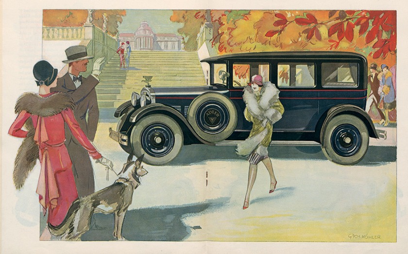 1928 Adler Standard 6 ad