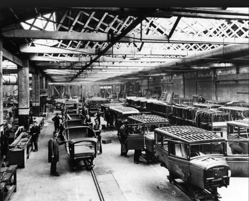1930 Willys Overland Crossley plant, Heaton Chapel, Stockport, UK