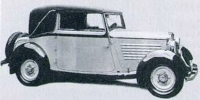 1932 Adler favorit cabrio