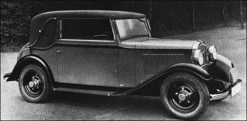 1932 Adler primus cabrio karmann