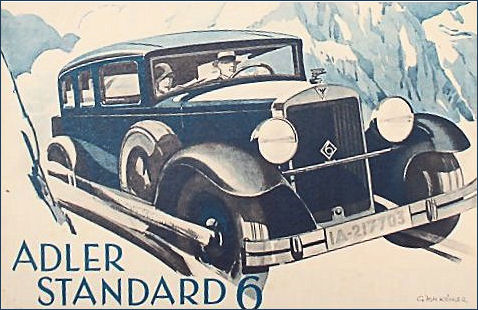 1932 Adler standard 6 Ad