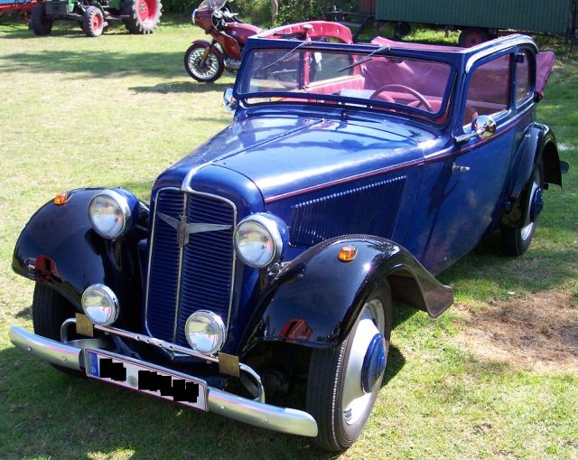 1934-40 Adler trumpf Junior Blau