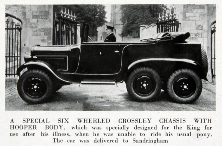 1935 Crossley 6 wheeled + hooper body