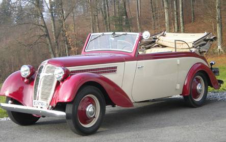 1936 Adler Trumpf 1-7-EV