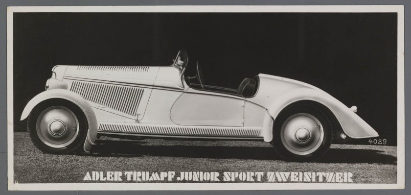 1939 Adler Junior Trumpf Sport 1ltr