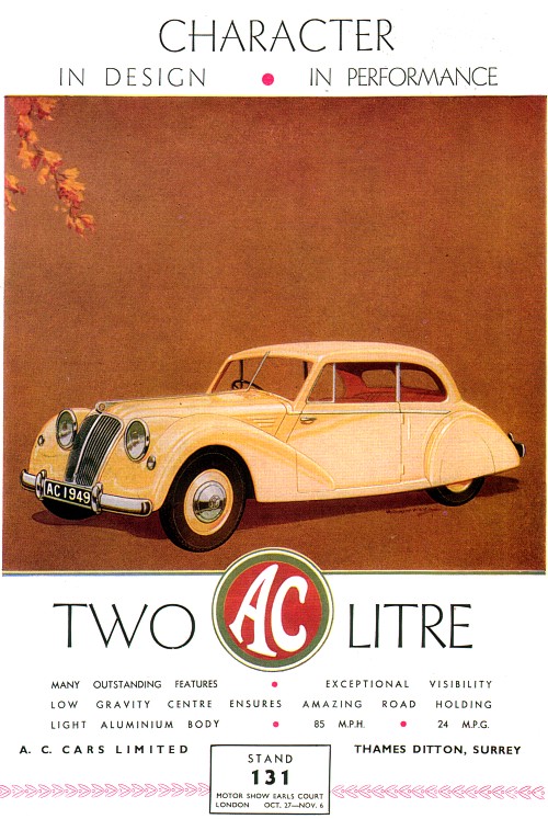 1948 AC '49 advert