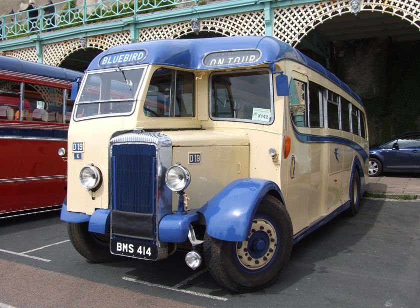 1948 Daimler CVD6 coach Halfcab bus