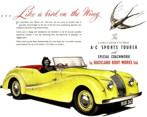 1949 AC Sports Tourer by Buckland