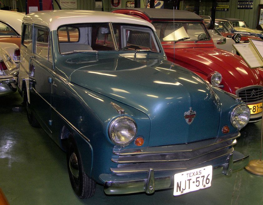 1950 Crosley station wagon on display at the Central Texas Museum of Automotive History