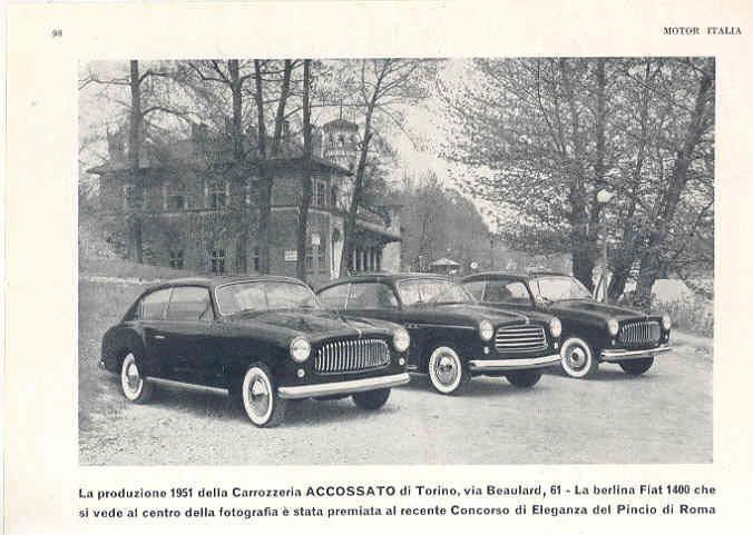 1951 Fiat-1400-Accossato-Ad-Italy