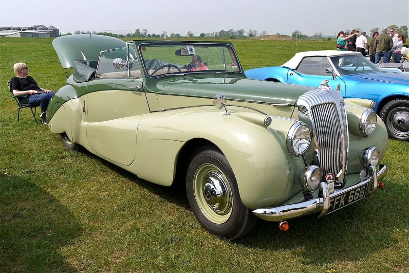 1952 Daimler Special Sports by Barker (DVLA) first registered 6 March 1952, 2522cc